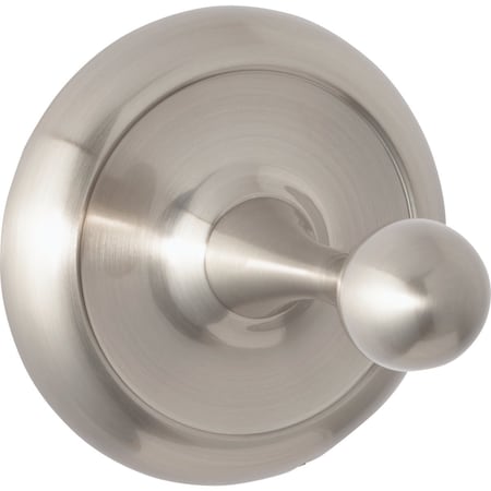 Home Impressions Aria Brushed Nickel Single Robe Hook 456893