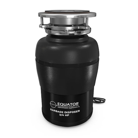 Equator Garbage Disposal 3 / 4HP ULTRA QUIET 65 dB 2 Stage Grinding 1700 rpm 110V 806915