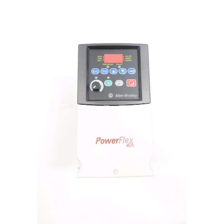 Allen Bradley POWERFLEX 40 AC VFD DRIVE 0-400HZ 0-460V-AC 2HP 22B-D4P0N104