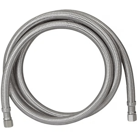 Ironwerks Designs 1/4" OD x 1/4" OD x 60" Stainless Steel Ice Maker Connector ICE1001