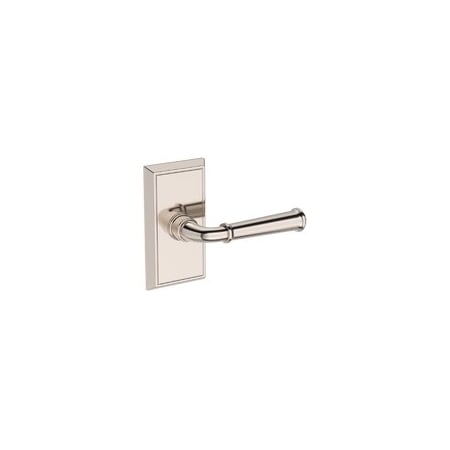 Baldwin Residential Door Levers Passage Right Hand Lifetime Bright Nickel PSDUNHFR055
