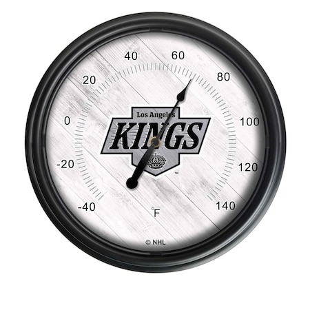 Holland Bar Stool Co Los Angeles Kings Indoor/Outdoor LED Thermometer ODThrm14BK-08LAKing