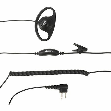 Cobra Electronics Earpiece, 1 Wire, Black 0010098-1
