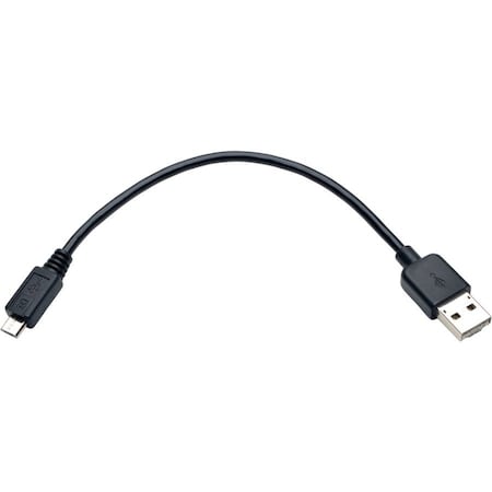 Tripp Lite USB 2.0 Cable, OTG, ComboA, Micro B, M/F, 7" U050-07N-OTG