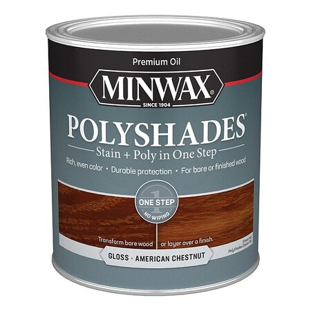 Minwax Wood Stain, 1 qt, American Chestnut 614750444