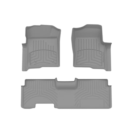 Weathertech Grey, Front and Rear FloorLiner HP 466111-461794IM