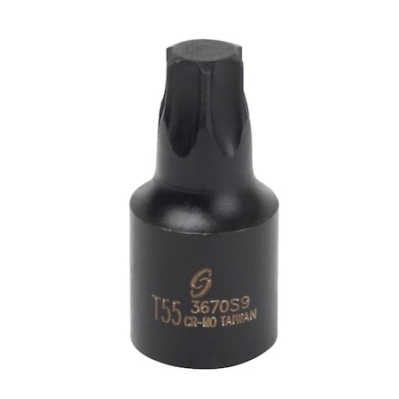 Sunex 3/8 in Drive T55 Star Impact Socket 3670S9