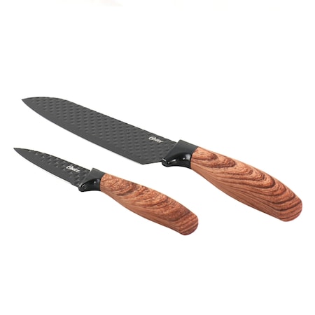 Oster Gunderson 2 Piece Black Stainless Steel Cutlery Set 134815.02