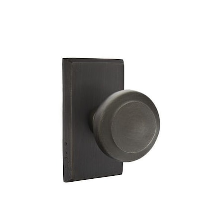 Emtek Residential Door Knobs Privacy Reversible Medium Bronze 7204BUMB