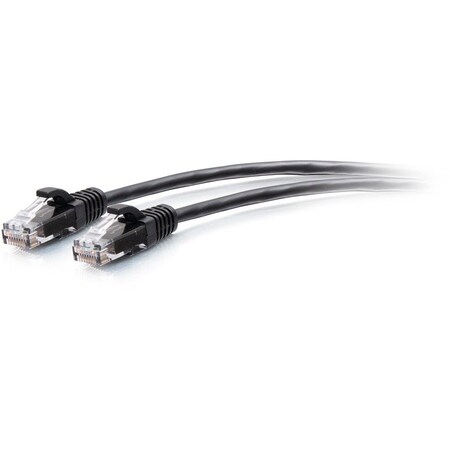 C2G 20FT/6.1M CAT6A SLIM PATCH 28AWG BLACK C2G30151