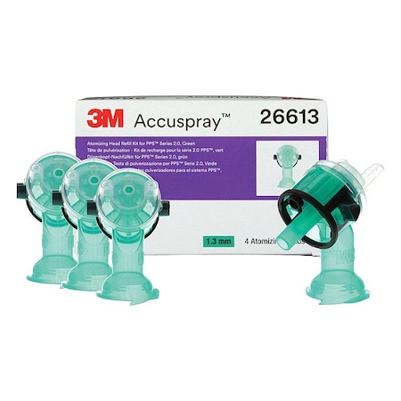3M Green Head Refill, Atomizing Type, PK4 26613
