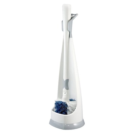 Unger Toilet Brush Set, 1 in L Trim, Polypropylene Bristle 979770