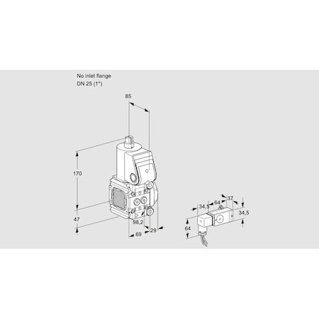 Honeywell Kromschroder VAS2T-/25N/NQ KS88025507