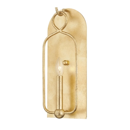 Mitzi Mallory 1 Light Wall Sconce 4.75 In. Gold Leaf H512101-GL