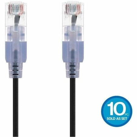 Monoprice Voice and Data Patch Cord, 50 ft L, PK10 33267