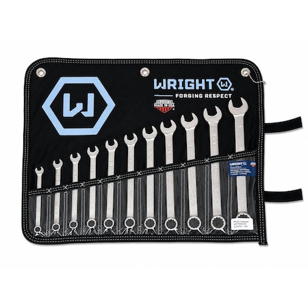 Wright Wrench Set, Standard, Steel, SAE, 11 Tools 711