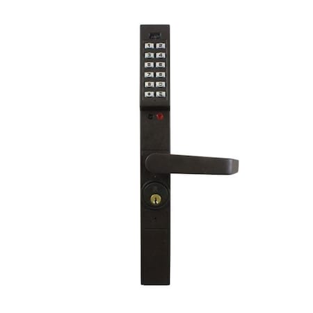 Gourmetgalley Trilogy Narrow Stile Digital Lever Lock, Oil Rubbed Bronze Finish GO3862065