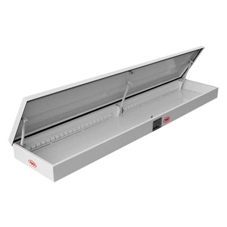 Rki 96 x 20 in. Service Body Top Compartment Box, White RKITC9620