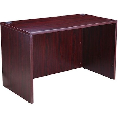 Boss Desk Shell Desk Shell 48" x 24", Mahogany, Wood N104-M