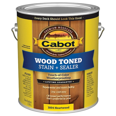 Wood Toned Gal Cabot Heartwood Deck & Siding Stain 3004