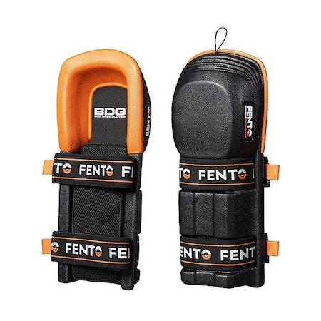 Bdg Knee Pads, Elastic Strap, Universal Sz, PR 28-0-440