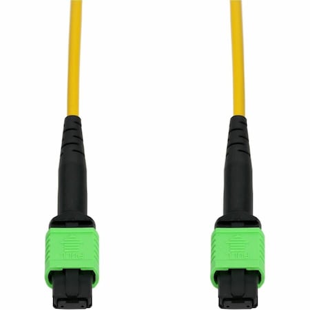 Add-On 1M MPO/APC TO MPO/APC YELLOW OS2 OFNR (RISER-RATED) 12-STRAND SMF FIBER PATCH CA ADD-MPOMPO-1M9SMF