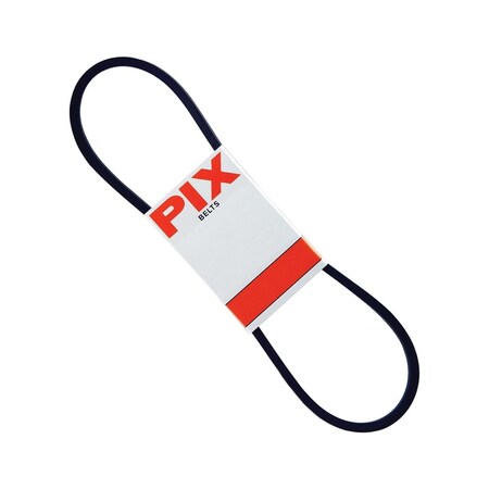 Pix 28 in. FHP Rubber V-Belt, Black A26
