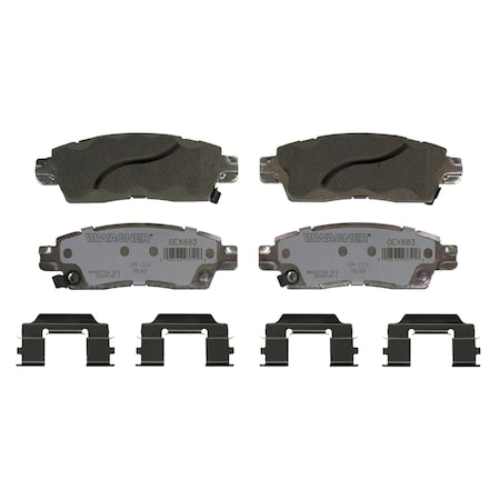 Wagner Brake OEX Rear Disc Brake Pad Set Premium Ceramic,  OEX883