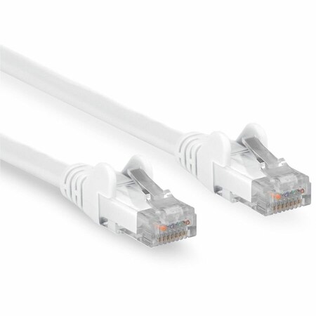 Rocstor 5 FT CAT6 ETHERNET CABLE - SNAGLESS -WHITE Y10C824-WT
