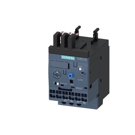 Siemens Overload Relay, 1NC/1NO, 3 A Min current, 12 A Max current 3RB3016-1SE0