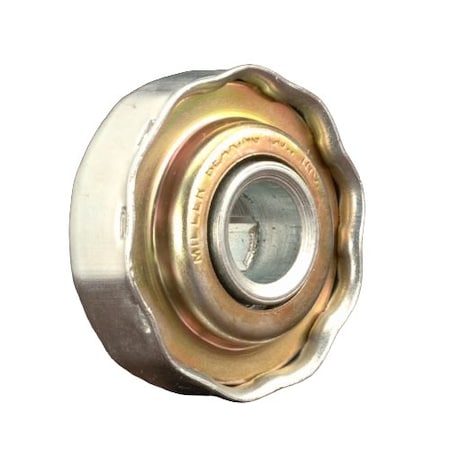 Miller Bearing Conveyor Bearing, Flanged Semi-Precision, 316 Stainless Steel, 0.4375 in Bore Dia., Hex Bore MF-1912-7HSTP-G