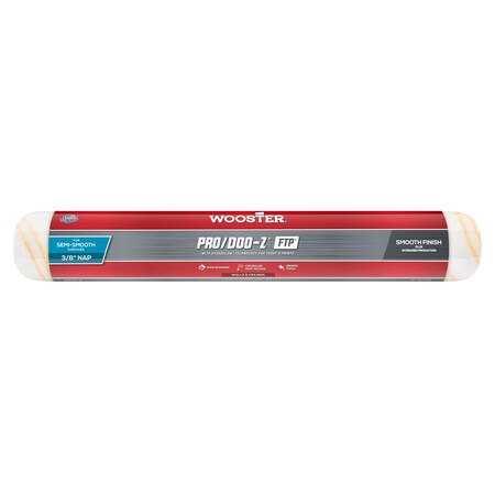 Wooster 18" Paint Roller Cover, 3/8" Nap, Woven Fabric RR666-18