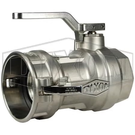 Dixon Bayloc Type-C Cam & Groove Coupler with FFPM and PTFE Seal, 4 x 3 in Nominal, Stainless Steel DBC76-300