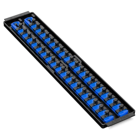 Ernst Manufacturing Socket Organizer, Blue, 3 5/8" D 8456