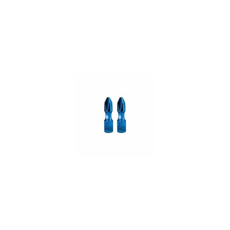 Sm Products PH2 Phillips Impact Driver Bits, 1 In., 2-Pk. 19034