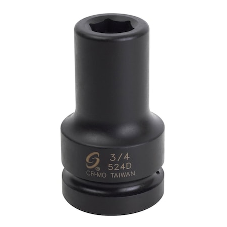 Sunex 1 in Drive 3/4 in Deep Impact Socket 524D