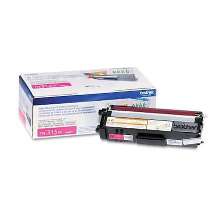 Brother Toner Cartridge, High Yield, Magenta TN315M