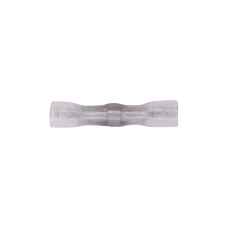 Auveco Crimp And Solder Butt Connector, 24 - 22 Gauge, 10PK 21002
