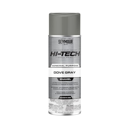 Seymour Of Sycamore Hi Tech Enamel Spray Paint, Dove Gray 16-112