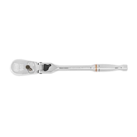 Gearwrench 1/4" Drive 90-Tooth Locking Flex Head Teardrop Ratchet 7" 81015T