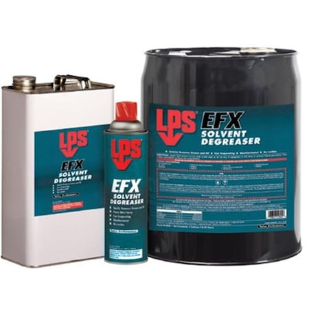 Lps 23/4L x 23/4W x 91/2 Efx Solvent Degreaser Clear 428-01820