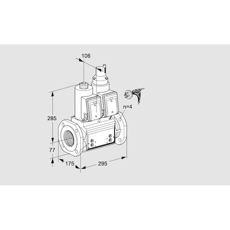 Honeywell Kromschroder VCS665F05NLWRB/PPPP/PPPP KS88205191