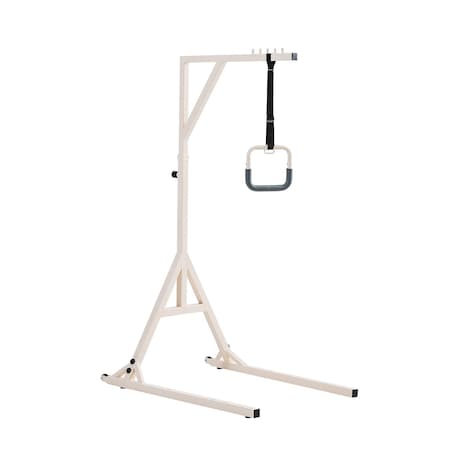Vevor Trapeze Bar for Bed Mobility 350LBS Capacity Bed Trapeze with 2 Wheels FBL900977