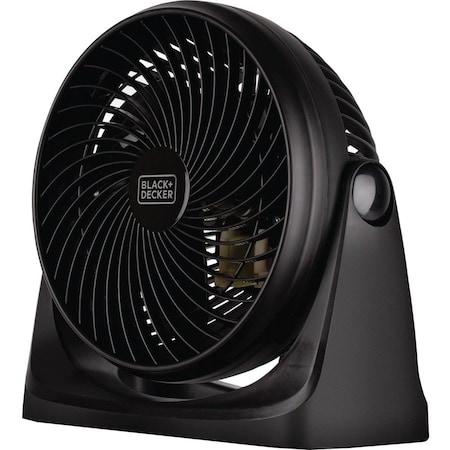 Black & Decker Turbo Desk Fan, Electric Portable 7'' Table Fan BFTU107