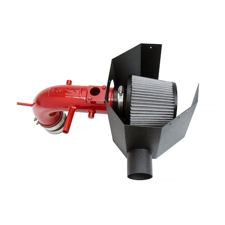 Hps Performance Air Intake Kit with Heat Shield, Red,  827-691R