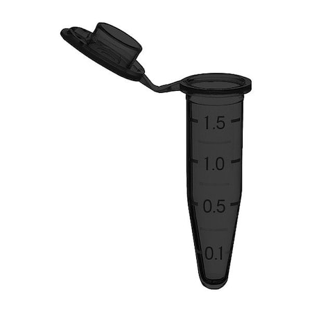 Zoro Select Microcentrifuge Tube, 0.41 in Dia, PK500 C2000-OB