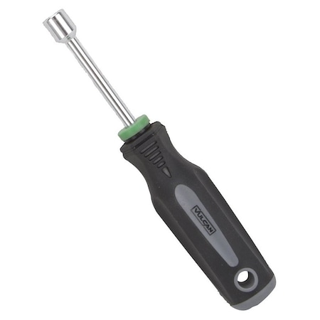 Vulcan Nut Driver, 9 mm Drive, 7 in OAL, Cushion-Grip Handle, Gray and Black Handle, 3 in L Shank MC-SD41