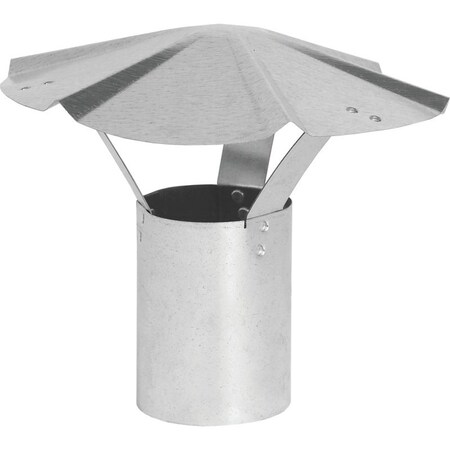 Imperial Mfg Rain Cap Galv 30G 6" GV0589-A