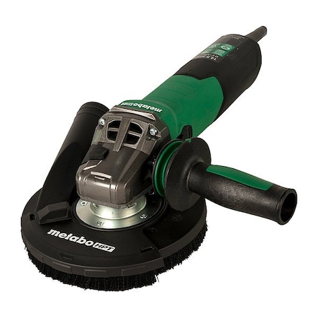 Metabo AngleGrinder, 5inDia, 9,600RPM, 14.5A RSEV 17-125 Set