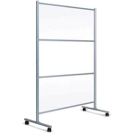 Mastervision Protector Glass Mobile Panel with Transparent Panel 48''x70'' DSP273046